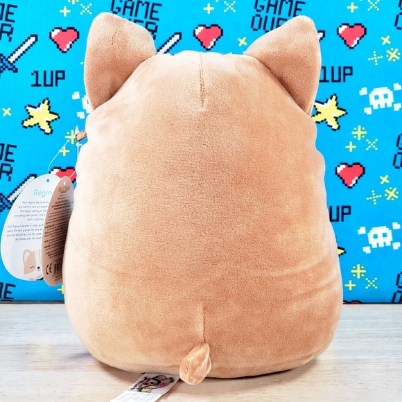 Squishmallow Regina The Corgi With Sushi 8" UltraSoft Stuffed Plush Toy NWT - Picture 4 of 12